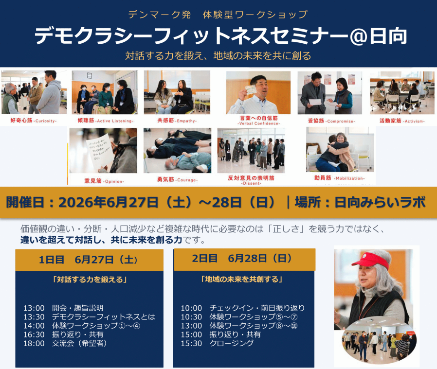 6.27 デモクラシーフィットネス in 日向みらいラボ